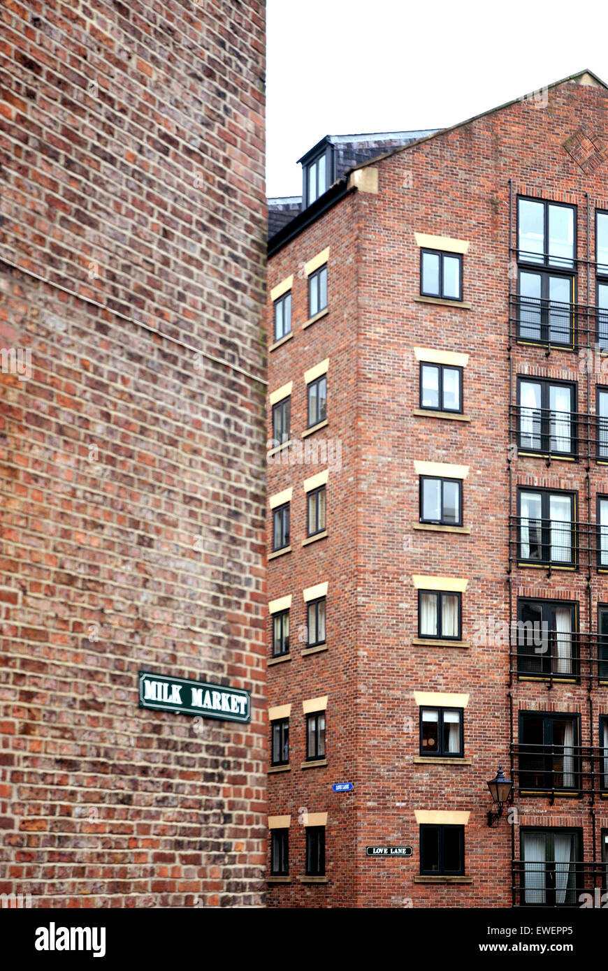 Quayside flats, Newcastle upon Tyne Stock Photo Alamy