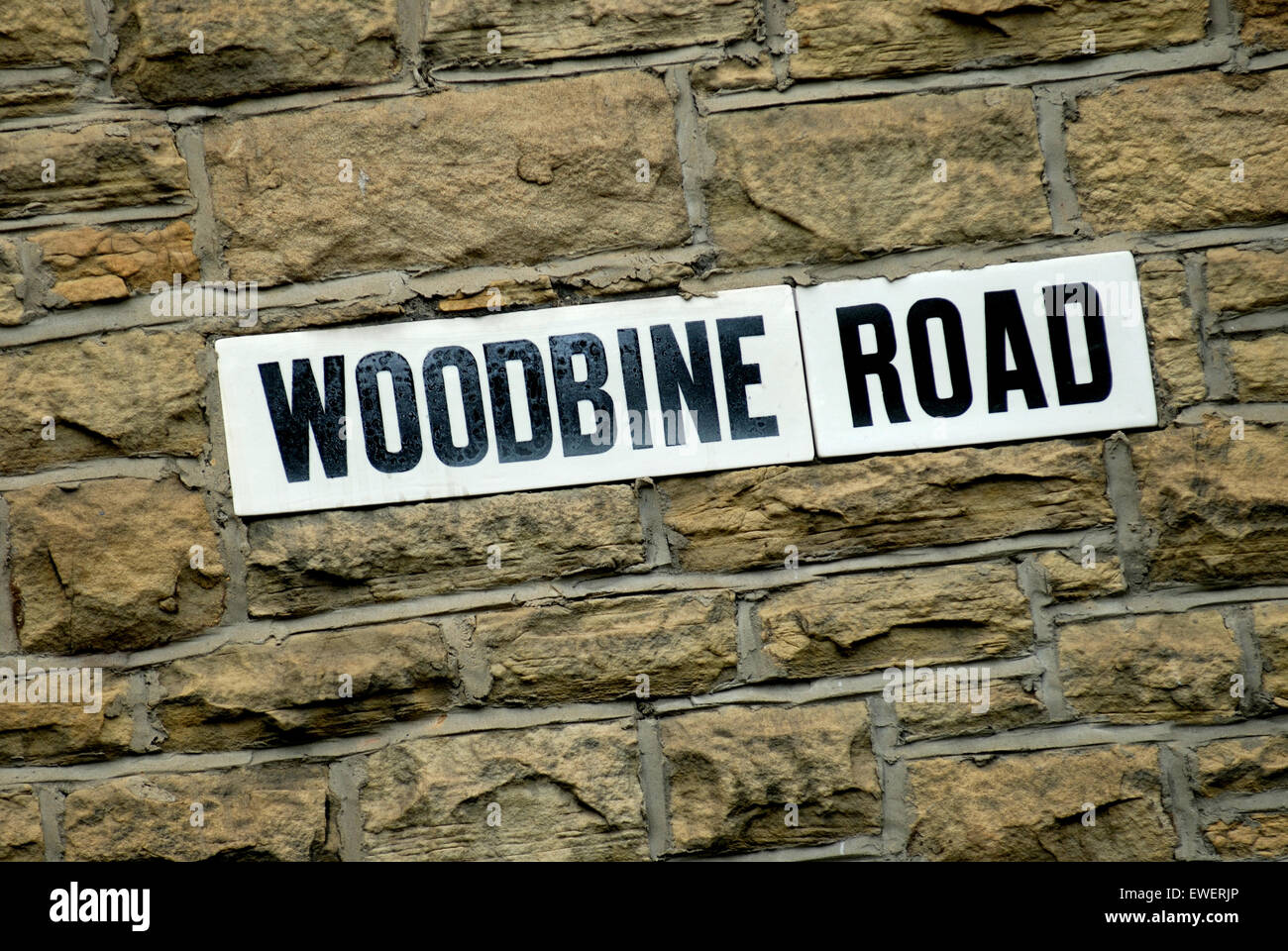 Woodbine Road, Gosforth, Newcastle upon Tyne Stock Photo Alamy