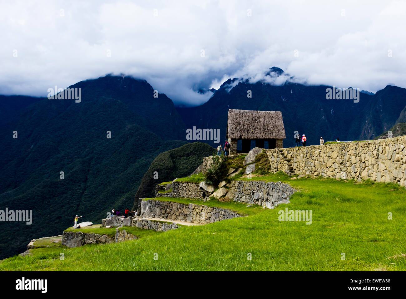 Machu picchu rock wall hi-res stock photography and images - Alamy