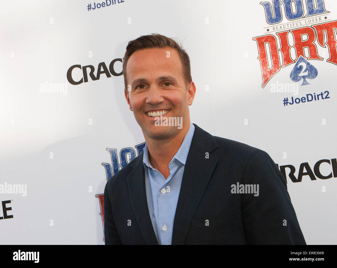 Eric Berger attends Joe Dirt 2: Beautiful Loser Premiere on June 24th-2015 at The Cary Grant Theatre/Sony Pictures Studios, Culver City, California, USA.