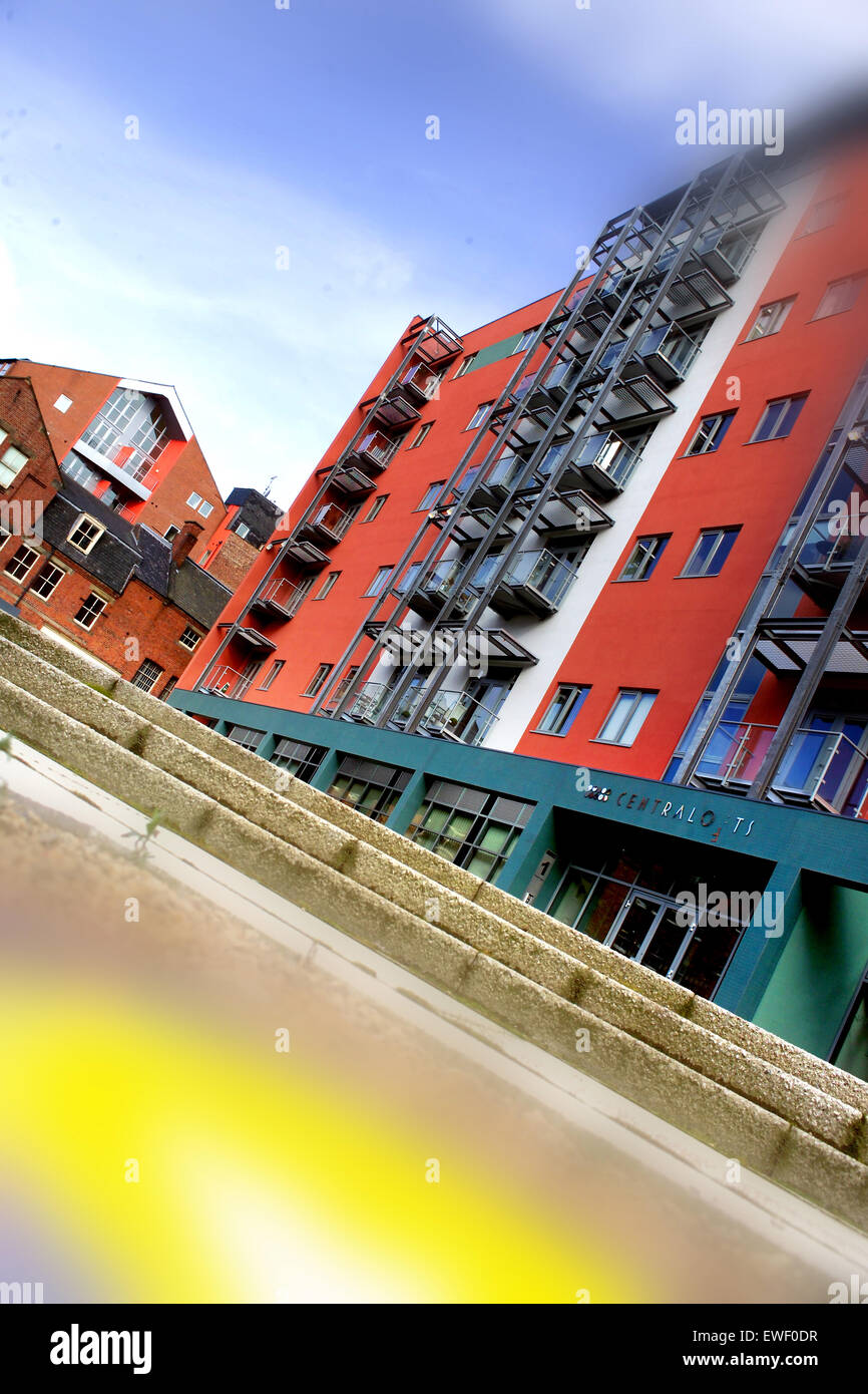 Temple Street flats, Newcastle upon Tyne Stock Photo Alamy