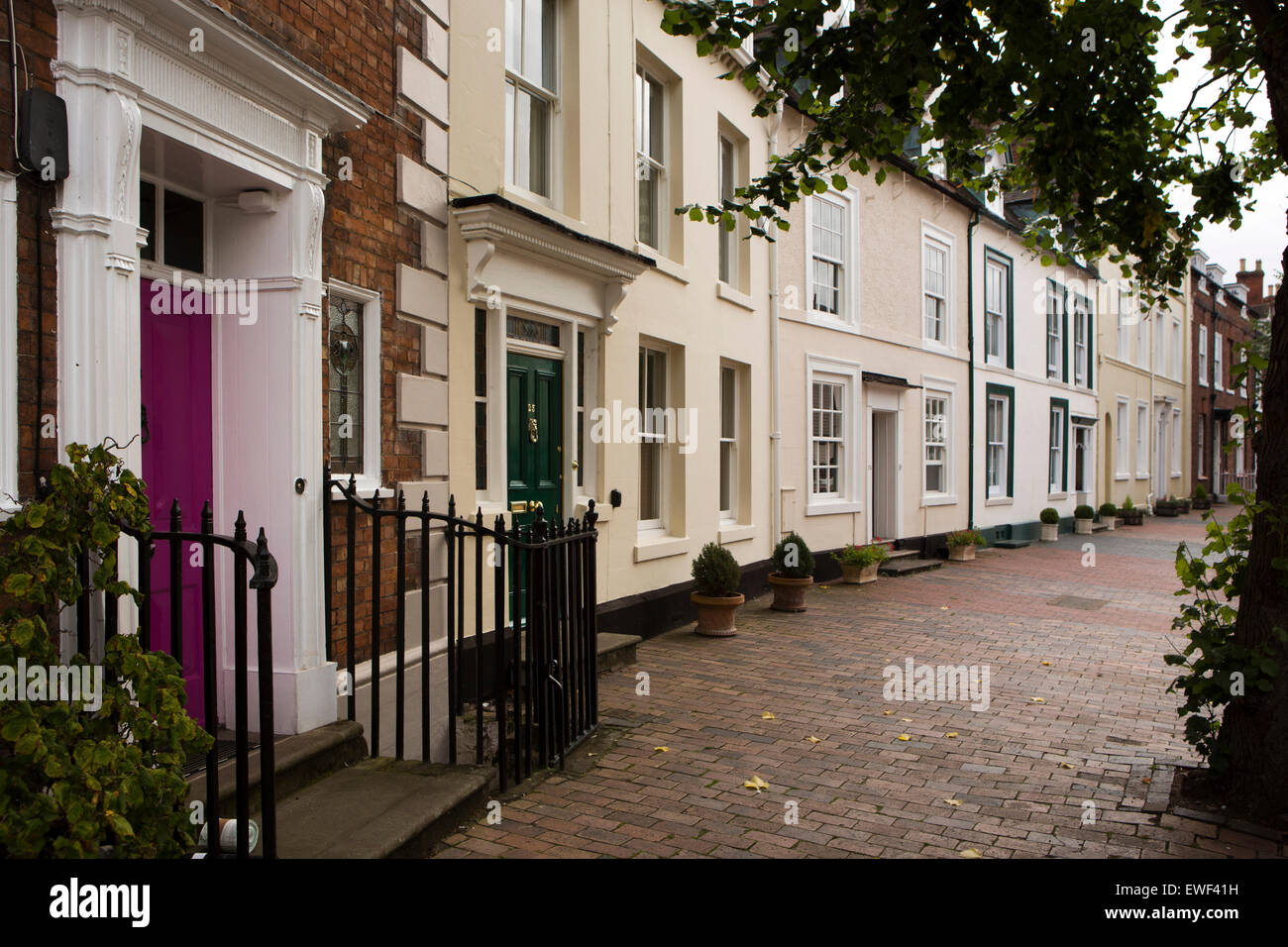UK, England, Shropshire, Bridgnorth, East Castle Street, historic homes