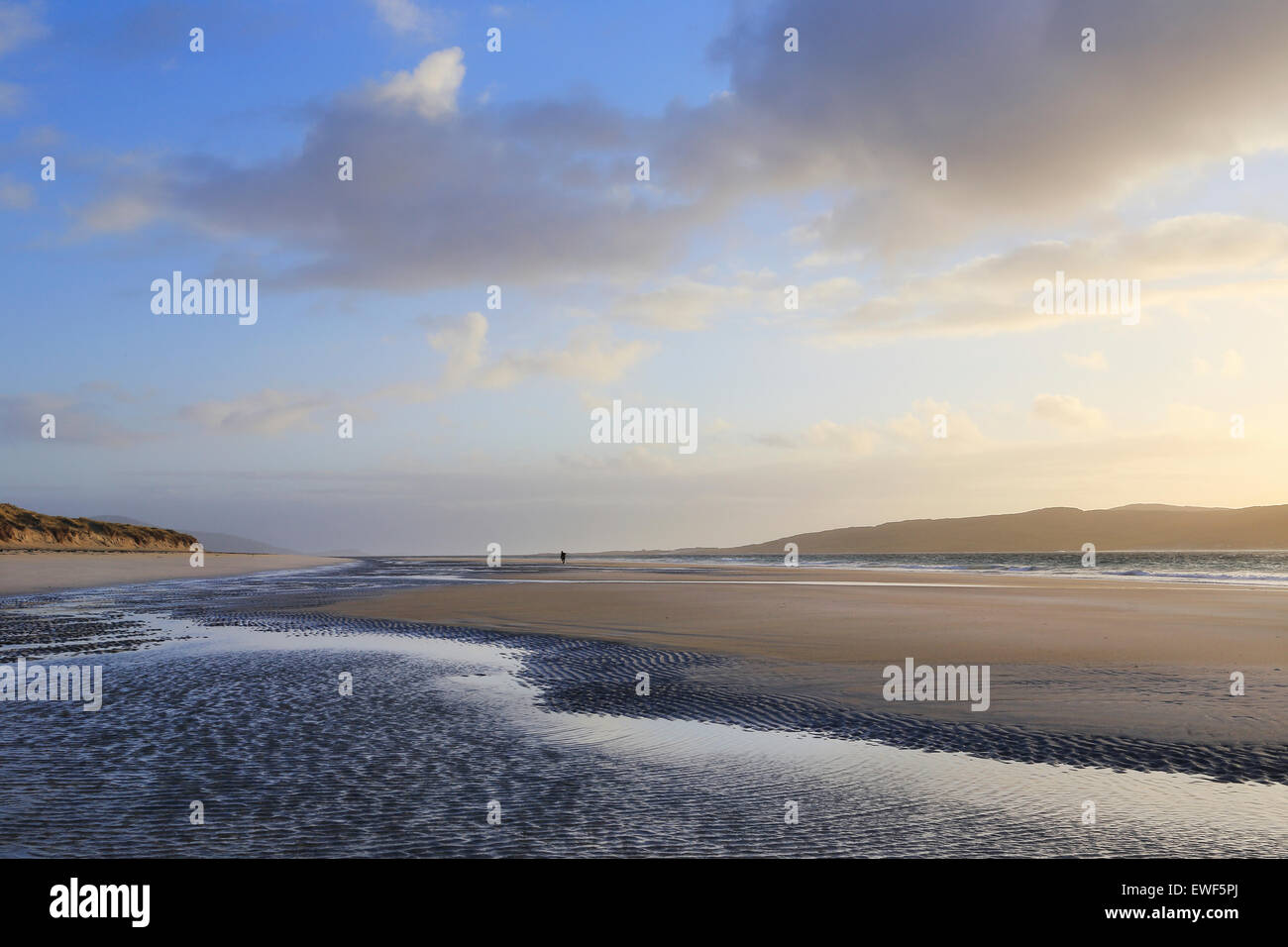 Luskentyre Beach, Outer Hebrides, Scotland Stock Photo