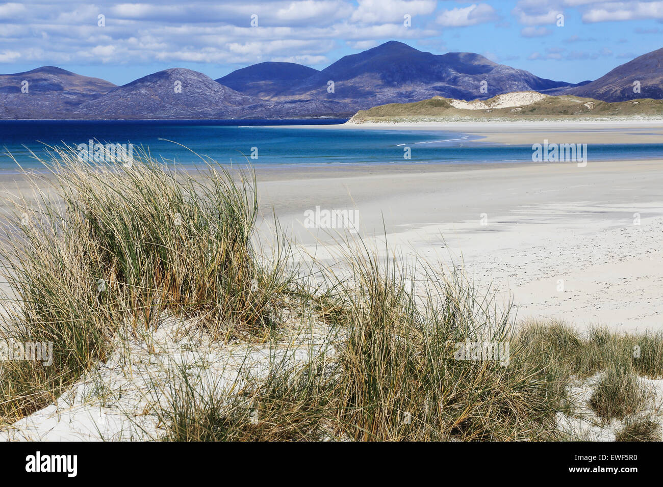 Luskentyre Beach, Harris Island, Outer Hebrides, Scotland Stock Photo