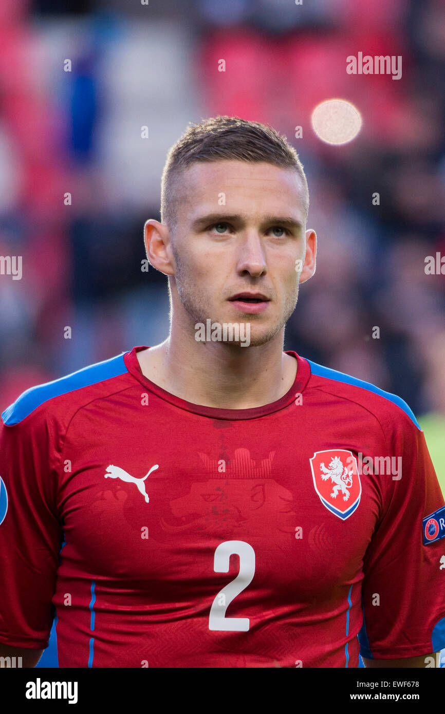 Prague Czech Republic 23rd June 2015 Pavel Kaderabek Cze Football Soccer Uefa Under 21 European Championship Czech Republic 2015 Group A Match Between Czech Republic 1 1 Germany At Eden Arena In Prague Czech