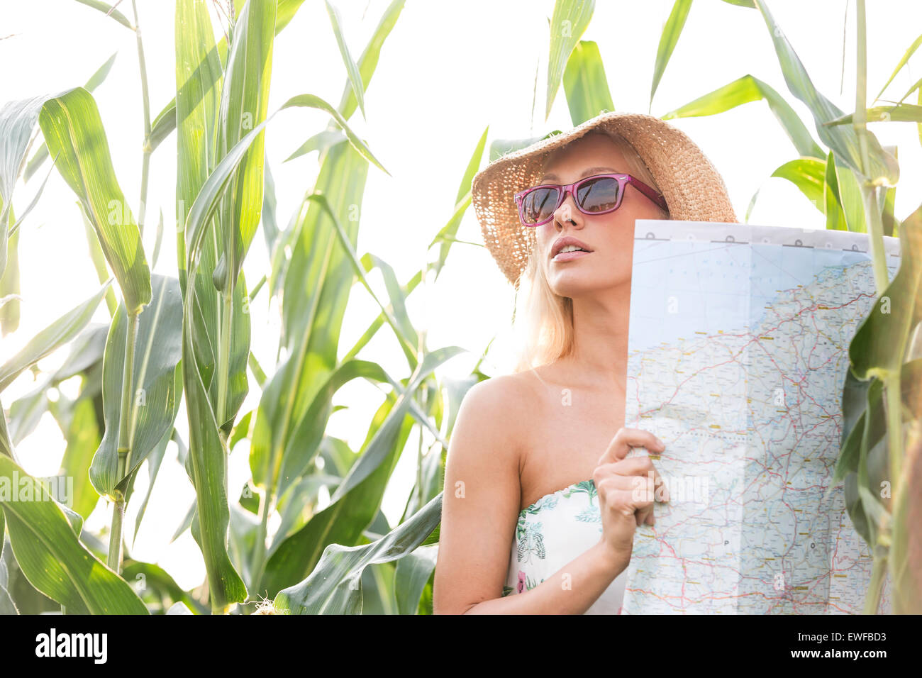 Person holding map hires stock photography and images Alamy