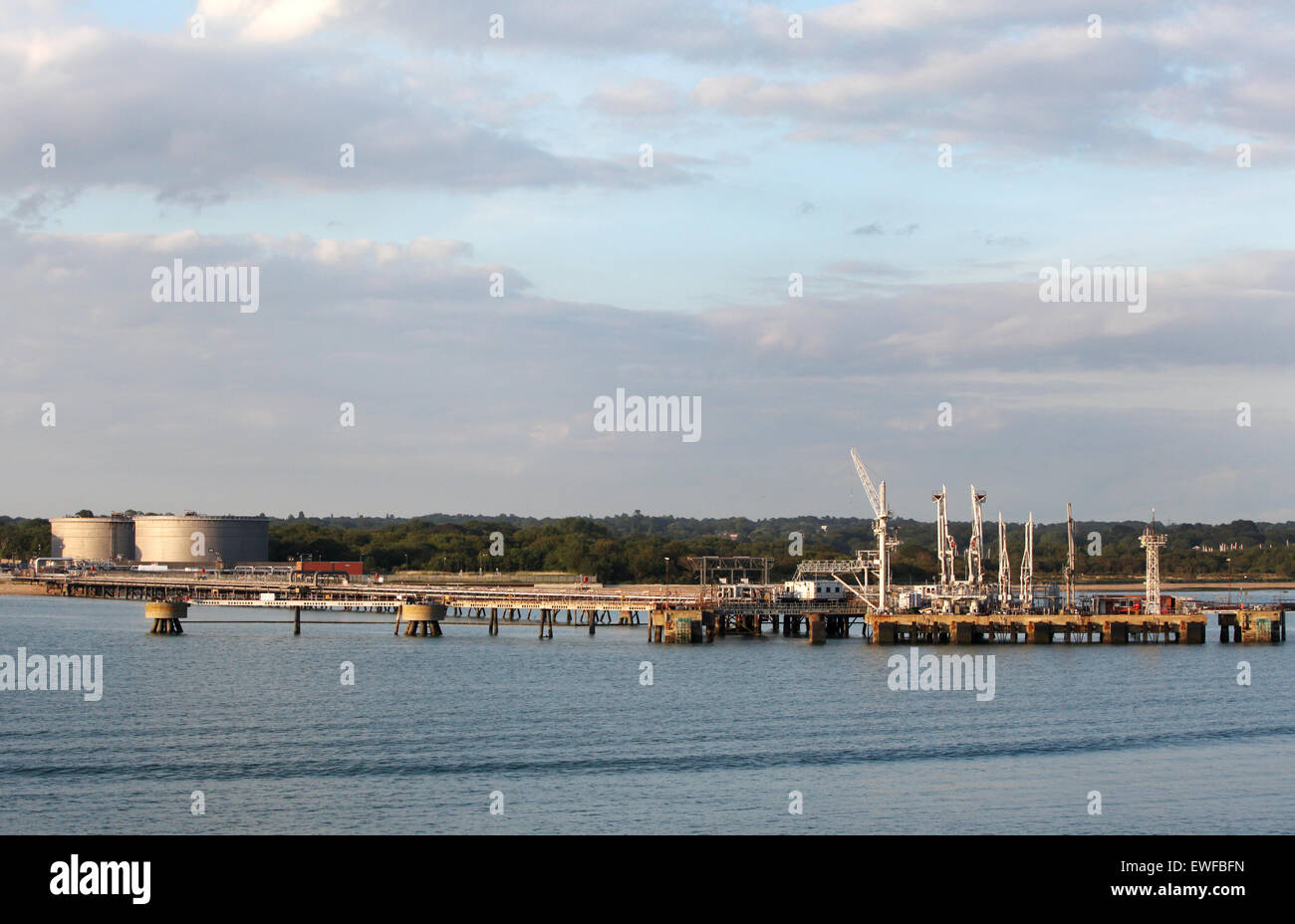 BP Hamble Oil Terminal Hampshire UK Stock Photo Alamy