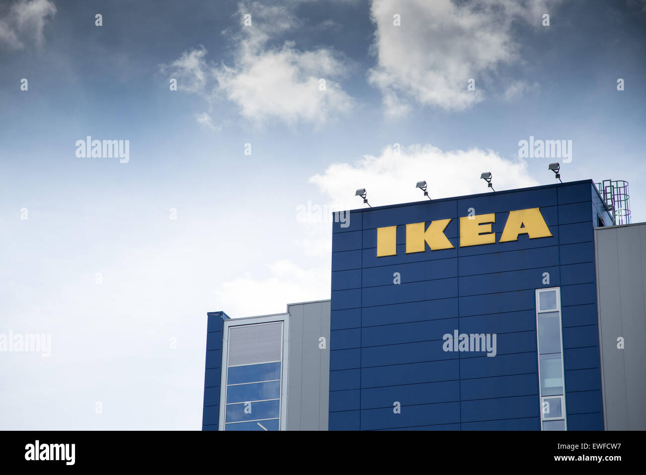 Exterior shot of Ikea store building in Coventry Stock Photo