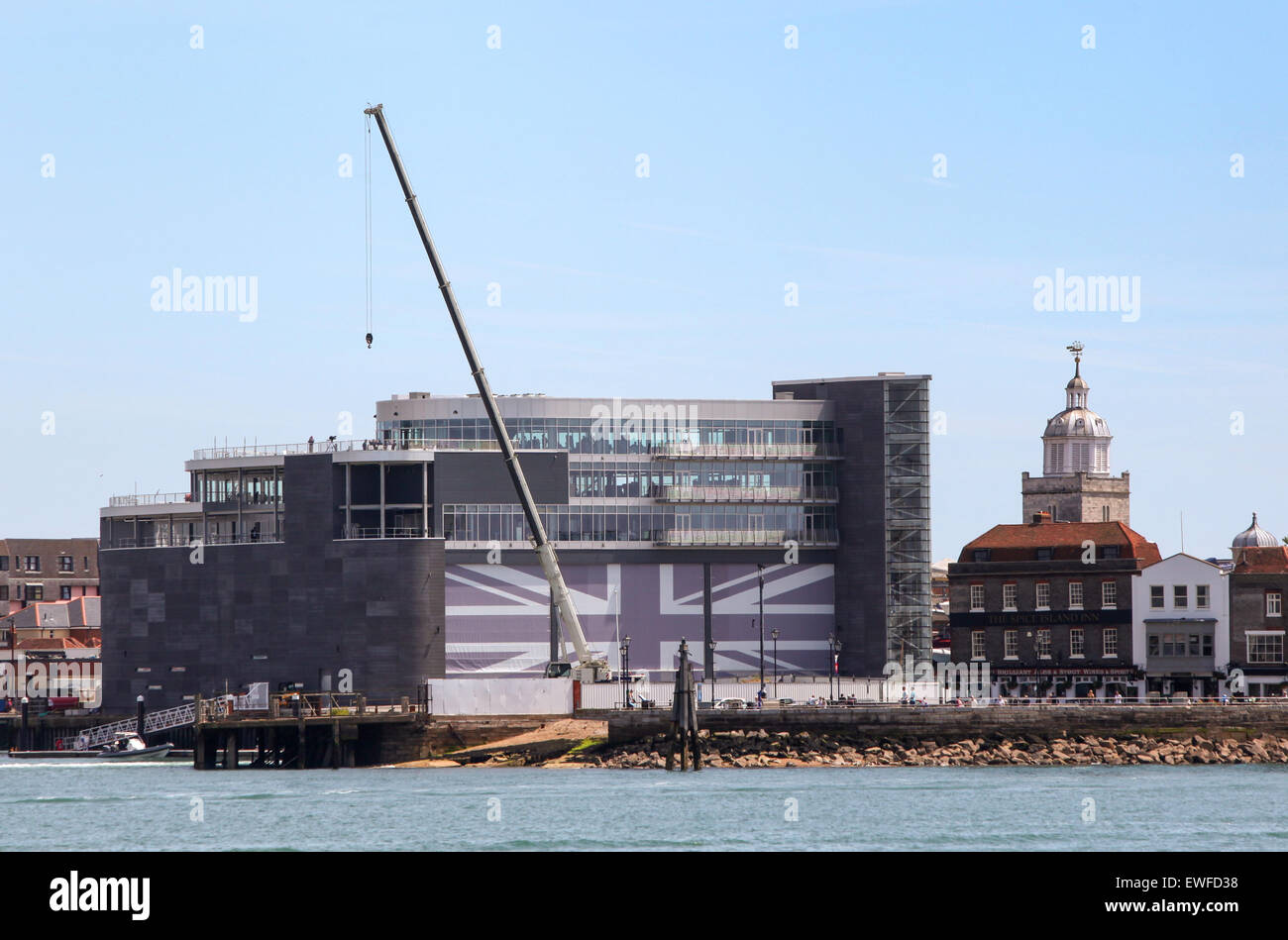 Ben Ainslie Racing BAR Head Quarters in Portsmouth Stock Photo