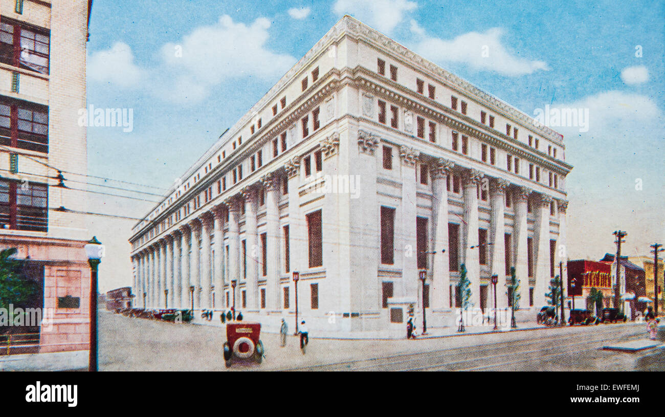 Mitsui bank building,Nihonbashi,Tokyo,Japan. From Taisho period to early Showa period (before WW2). Stock Photo