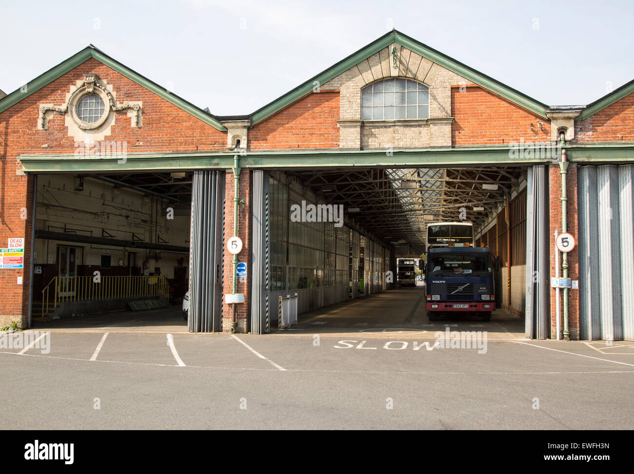 Bus depot Ipswich, Suffolk, England, UK Stock Photo Alamy