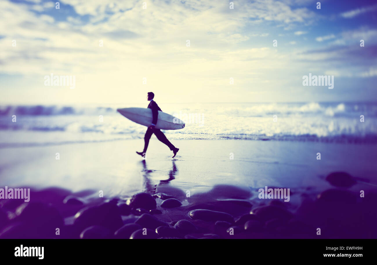 Surfing business suit water hi-res stock photography and images - Alamy