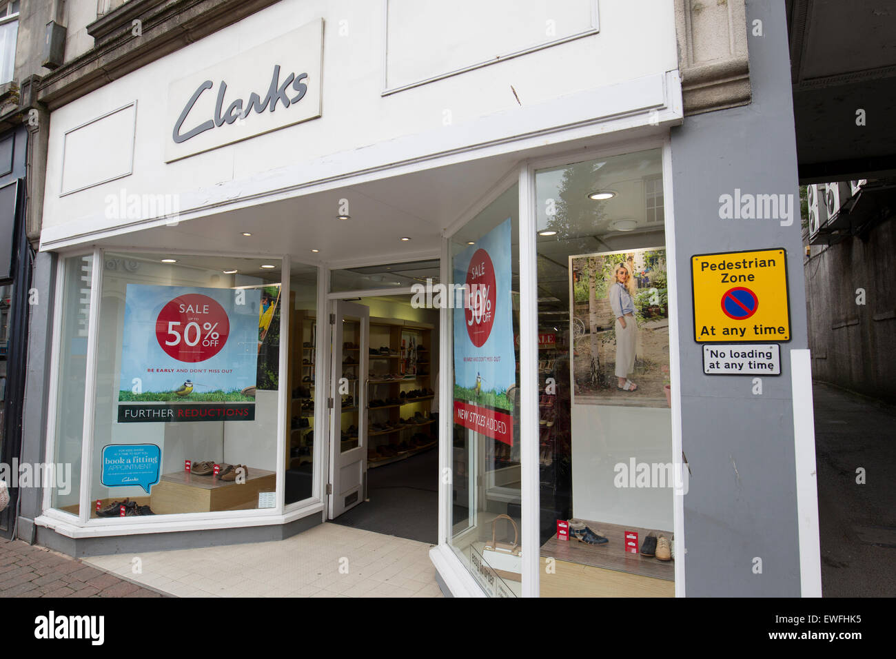 Clarks shoe shop store Kendal Stock Photo - Alamy