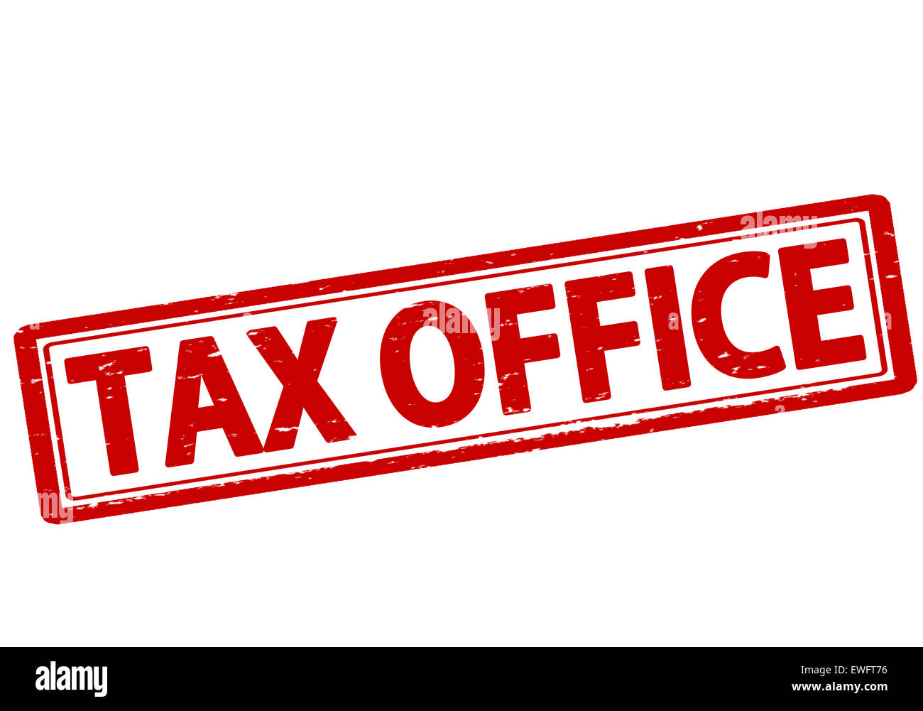 Rubber stamp with text tax office inside, illustration Stock Photo Alamy