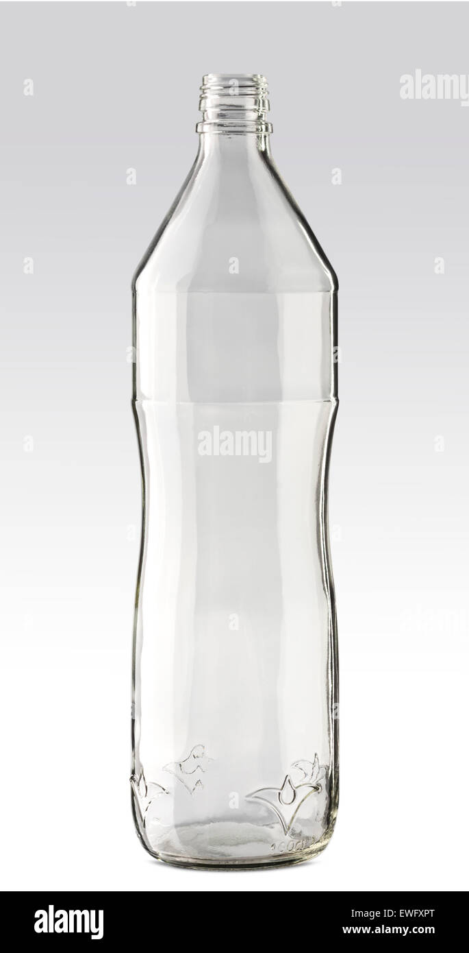 Isolated image of an empty water bottle Stock Photo