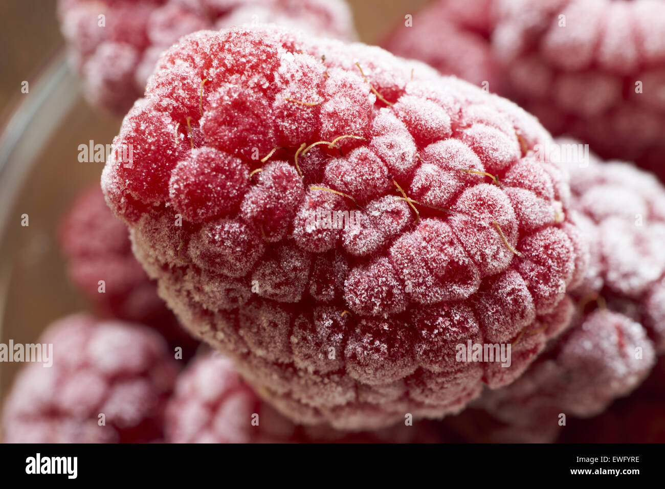 Frozen fruit food macro hi-res stock photography and images - Alamy