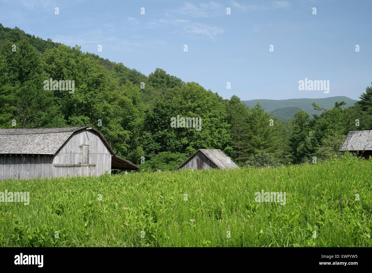 Hutchinson Homestead at Stone Mountain State Park in Roaring Gap North