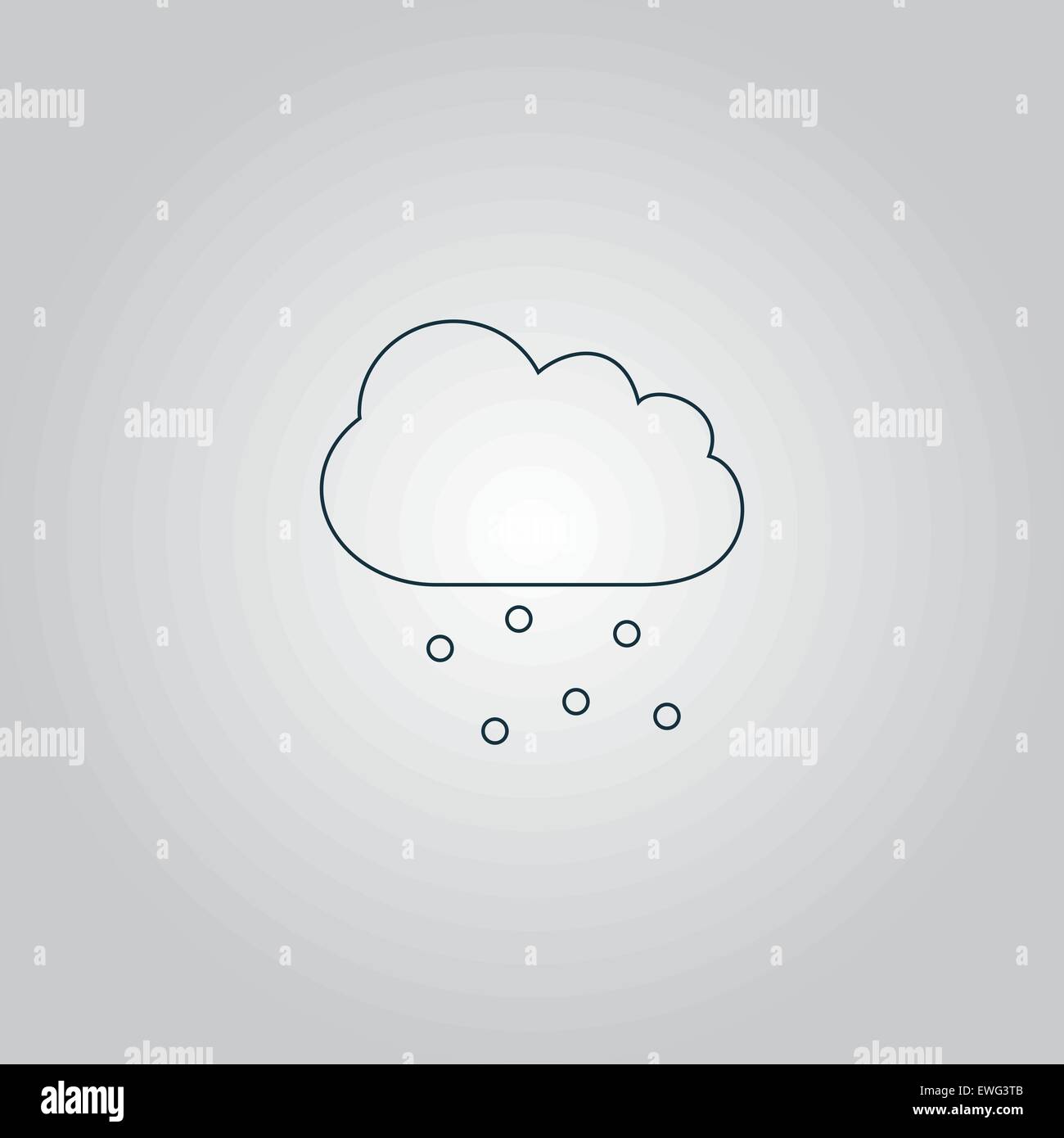 Cloud with hail Stock Vector Image & Art - Alamy