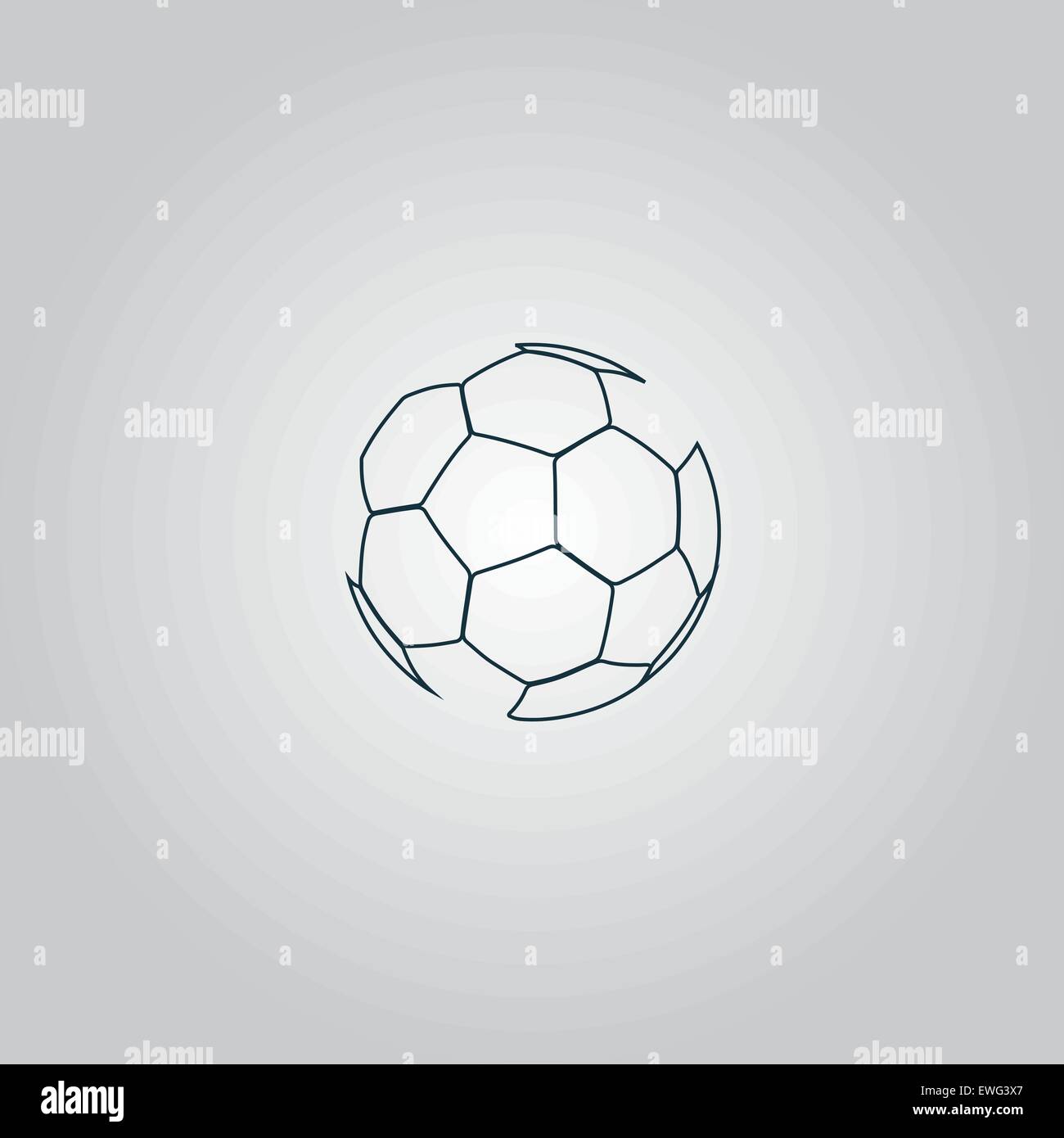 vector football ball - soccer Stock Vector Image & Art - Alamy