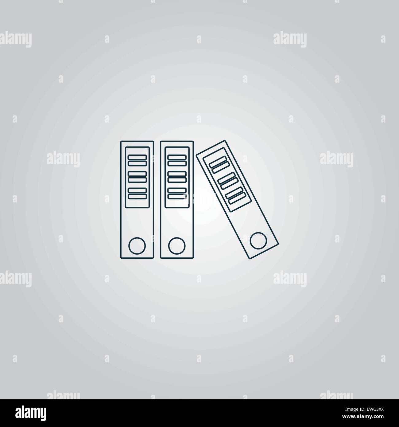 Office folder icon Stock Vector Image & Art - Alamy