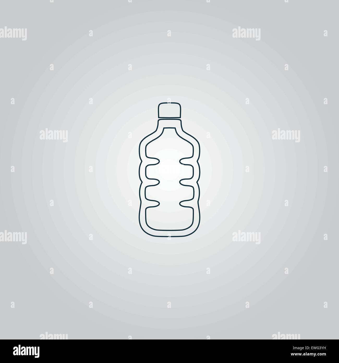 Icon of plastic water bottle Stock Vector Image & Art - Alamy