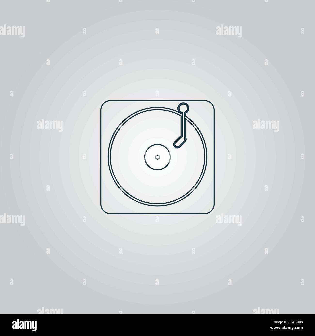 Turntable dj icon Stock Vector Image & Art Alamy