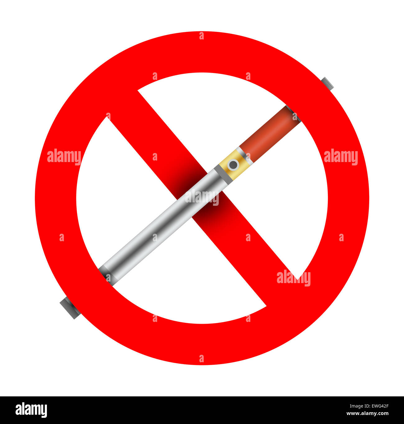 No use or ban of electronic cigarettes Stock Photo Alamy