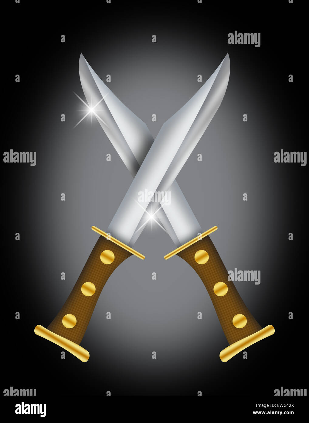 Dagger illustration hi-res stock photography and images - Alamy