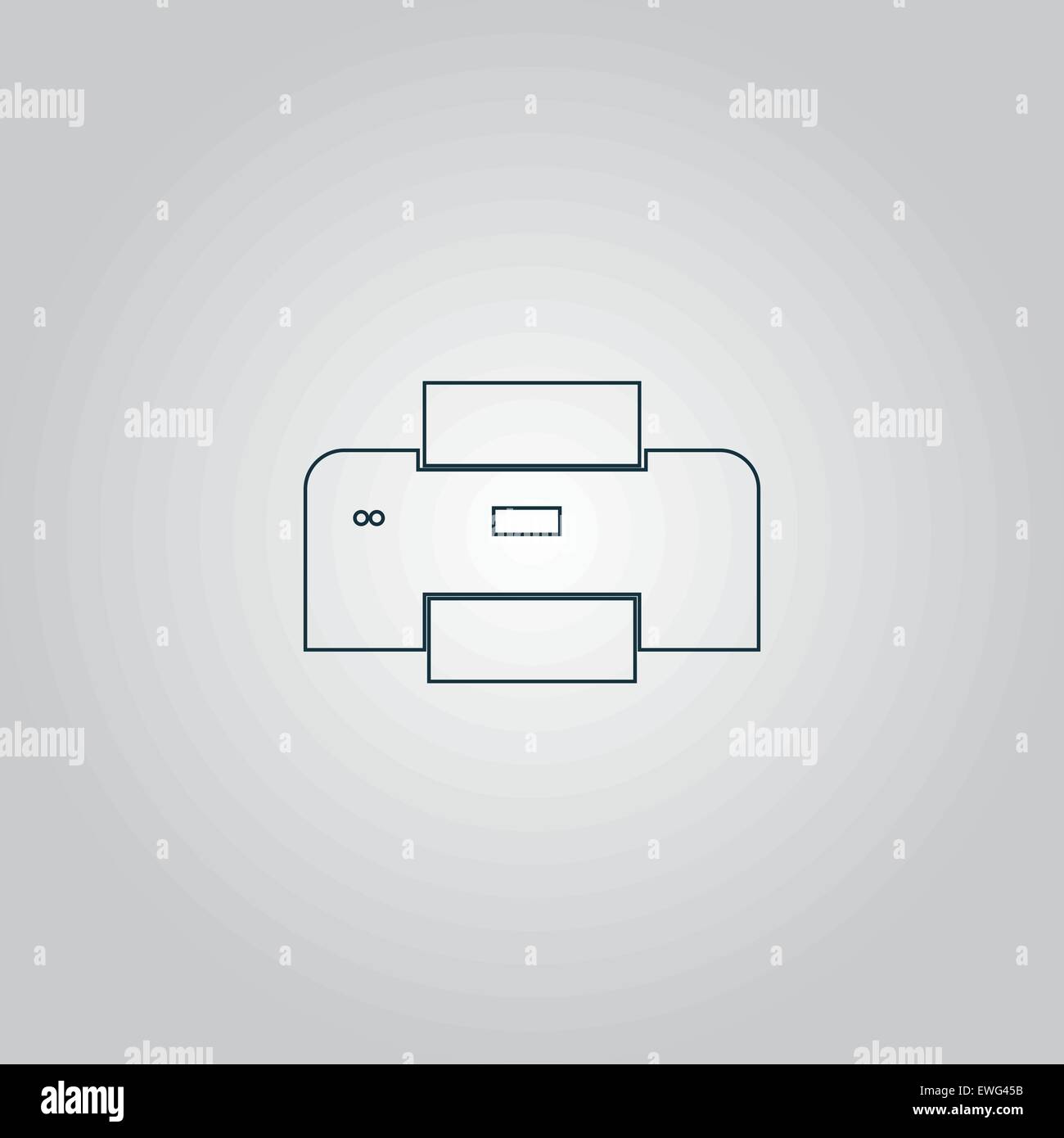Fax printer icon sign symbol hi-res stock photography and images - Alamy