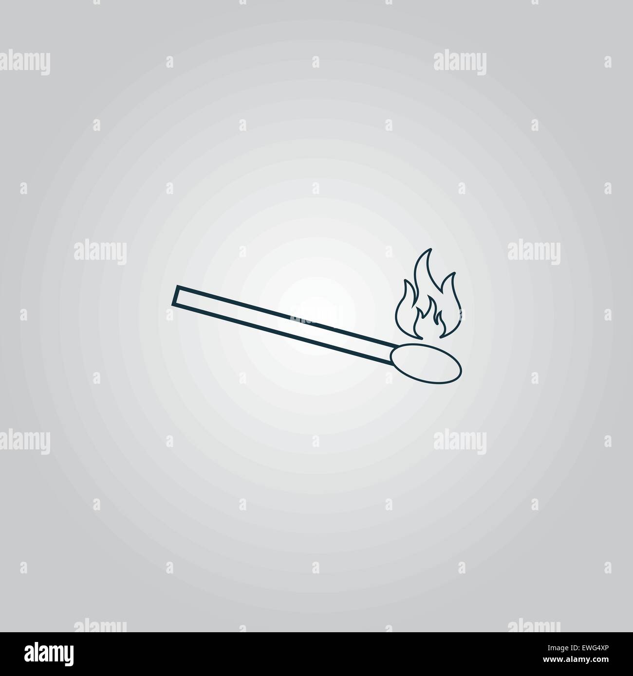 Match burning out Stock Vector Images - Alamy