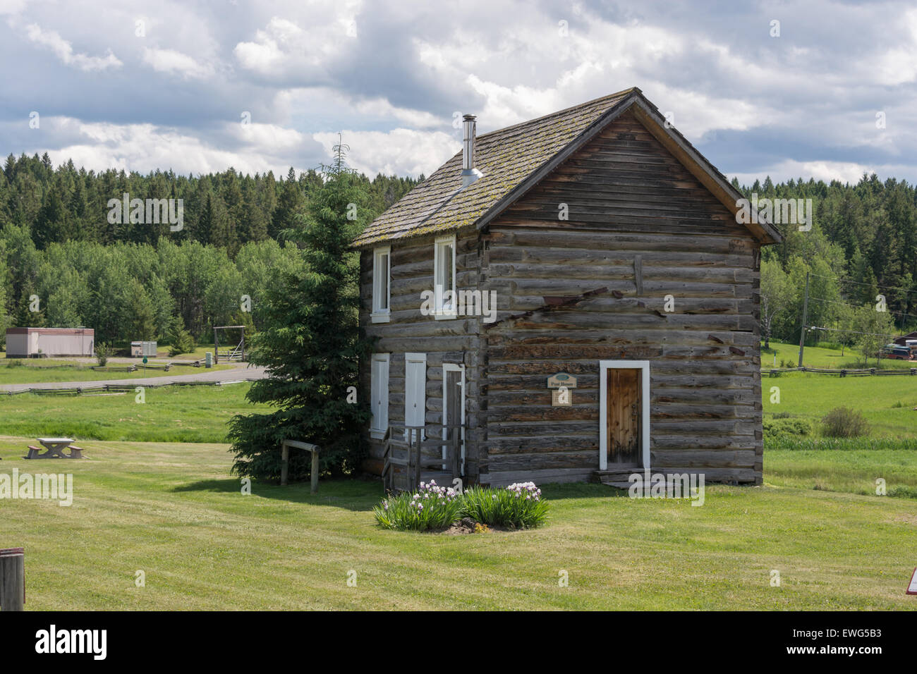 Old post office 108 mile heritage site Stock Photo Alamy