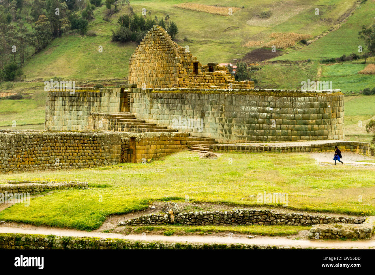 Ingapirca Ruins The Most Important Inca Civilization Construction In Modern Ecuador Stock Photo