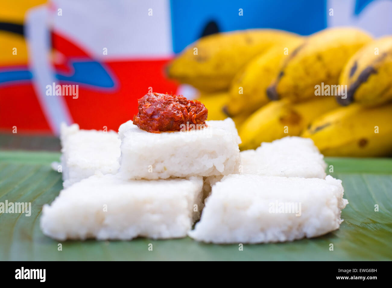 Kiribath, The milk rice is a traditional Sri Lankan food made from rice