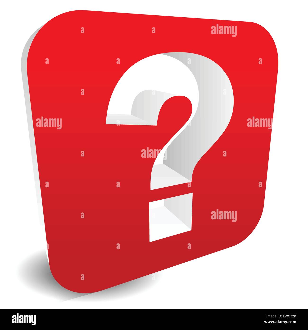 3D red question mark graphics for related concepts. Problem solving ...