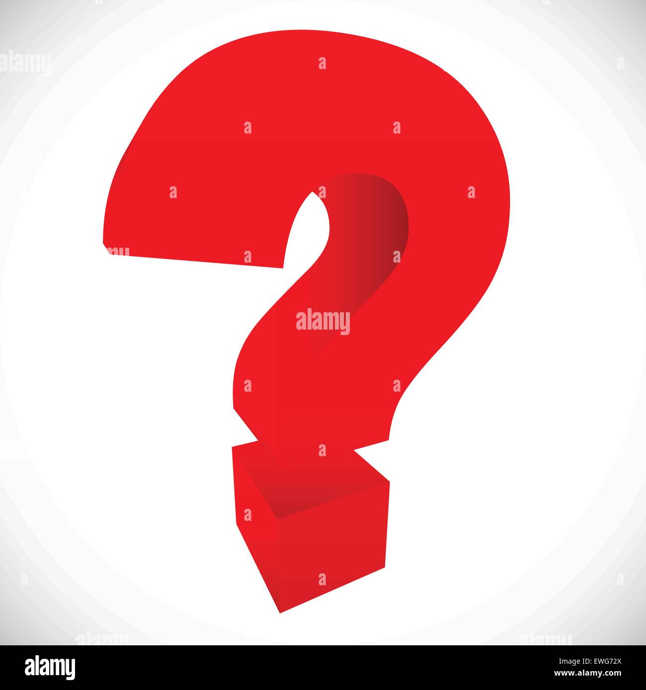 3d red question mark graphics Stock Vector Images - Alamy