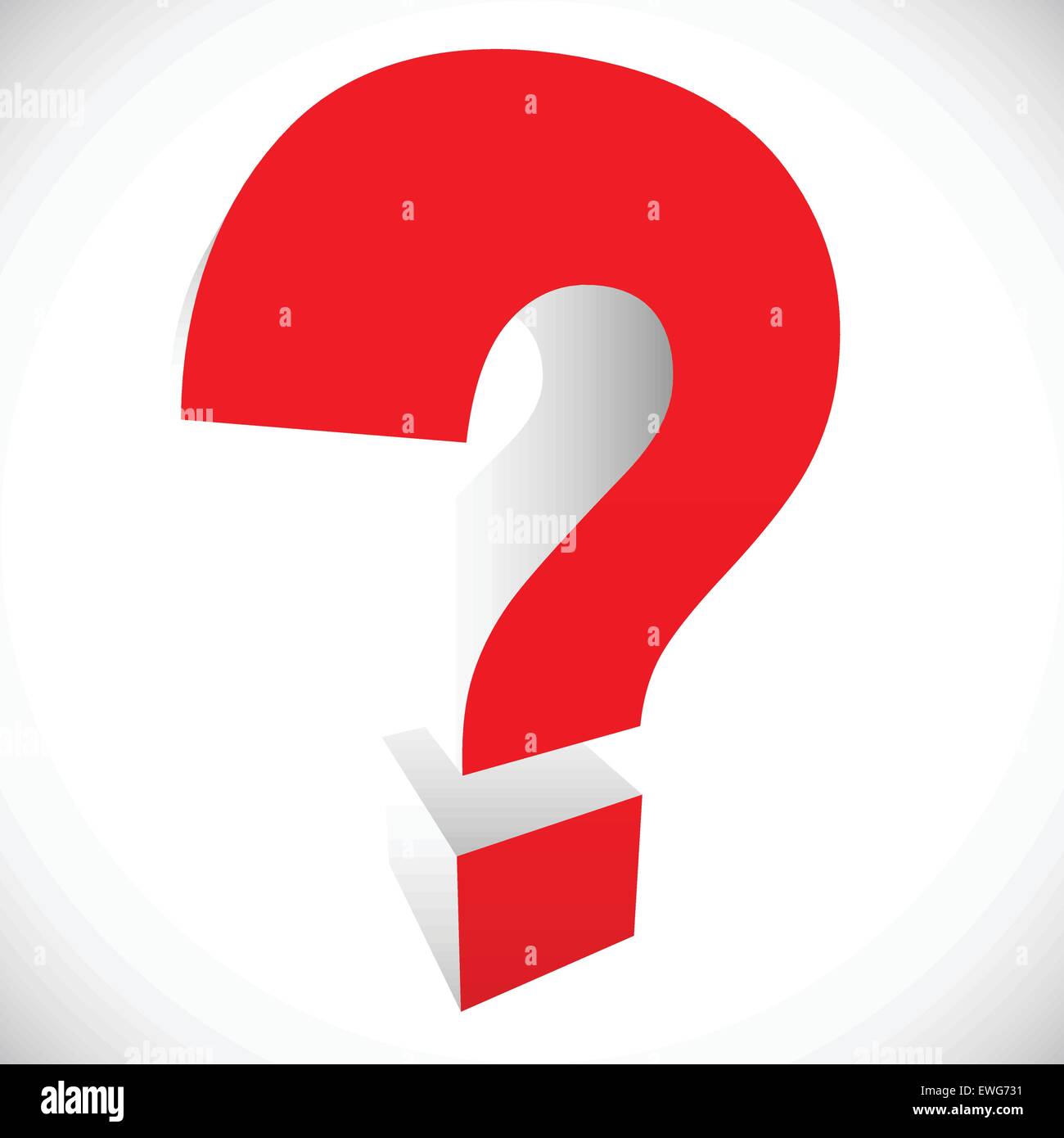 3D red question mark graphics for related concepts. Problem solving ...