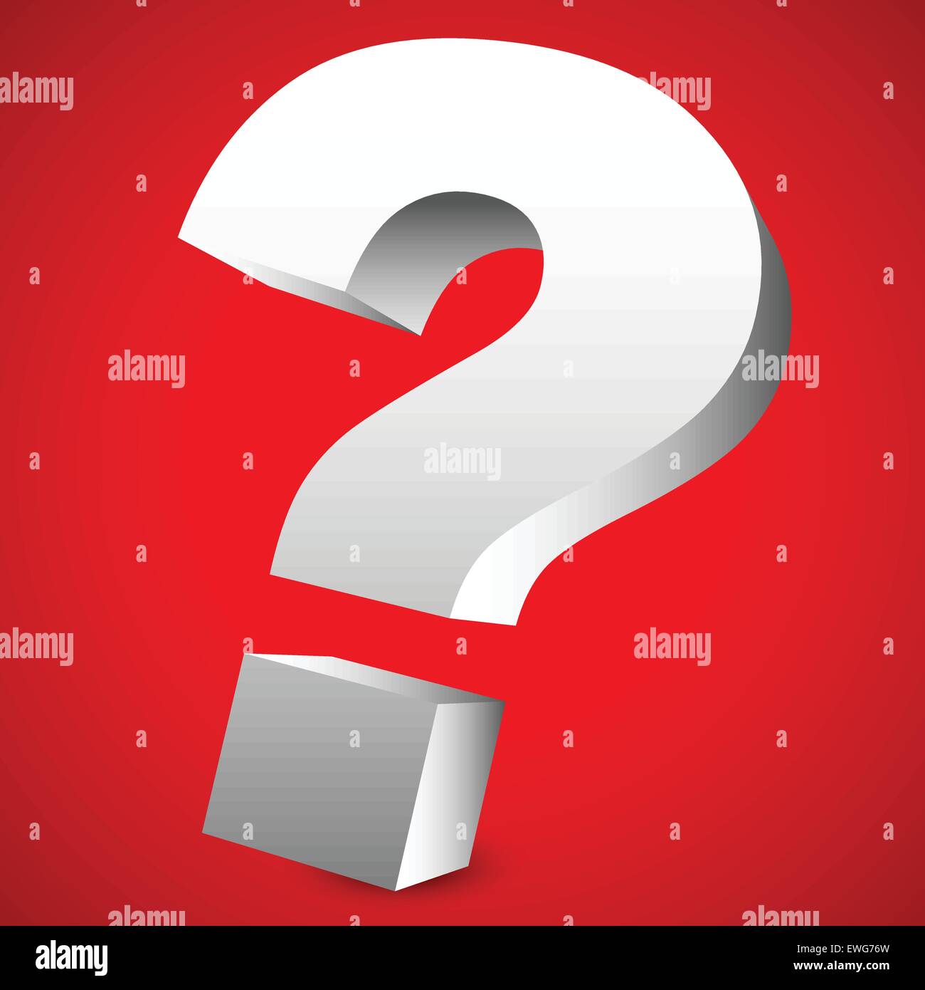 3D red question mark graphics for related concepts. Problem solving ...