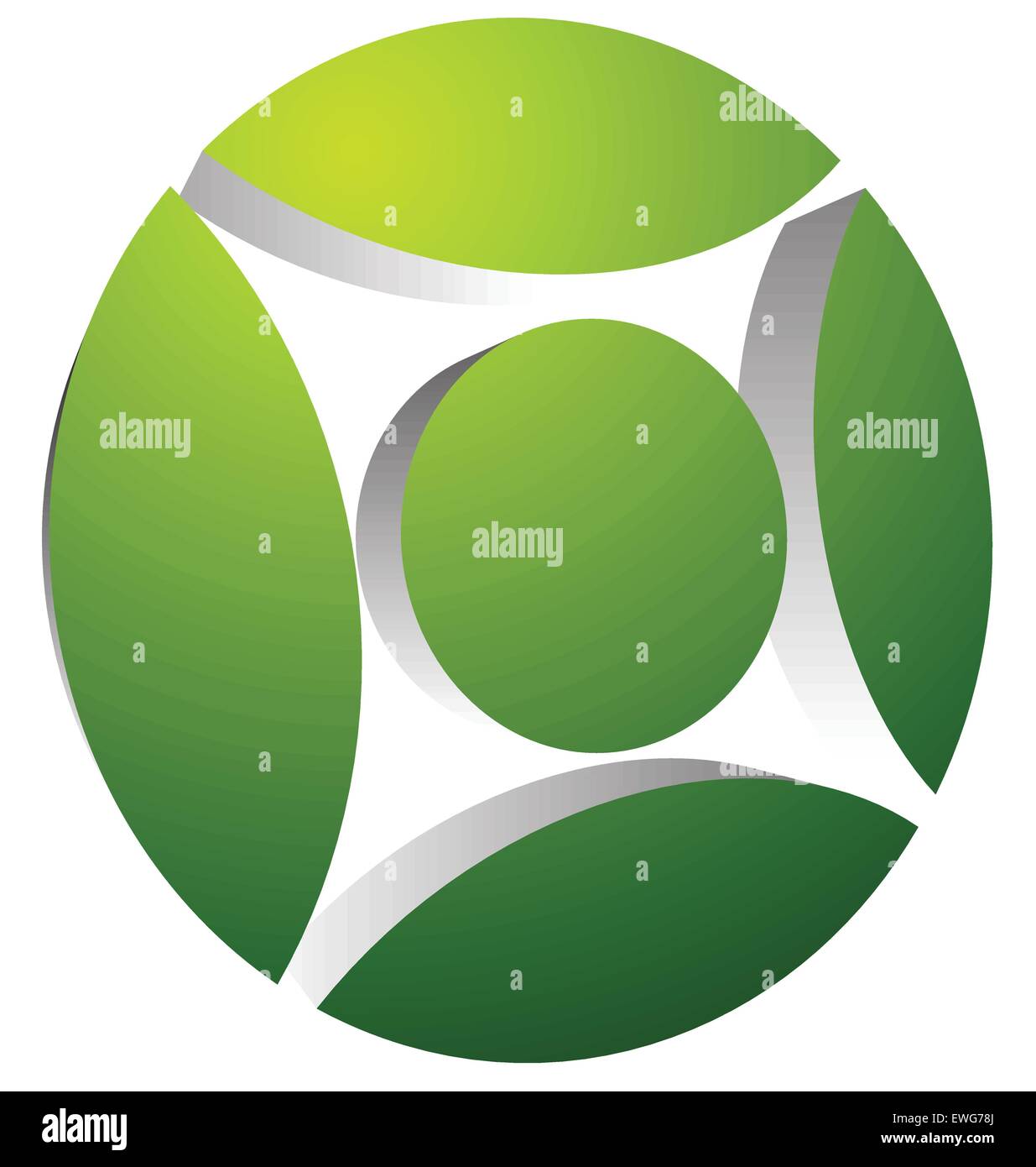 Generic 3d green icon. Editable vector. Isolated on white Stock Vector ...