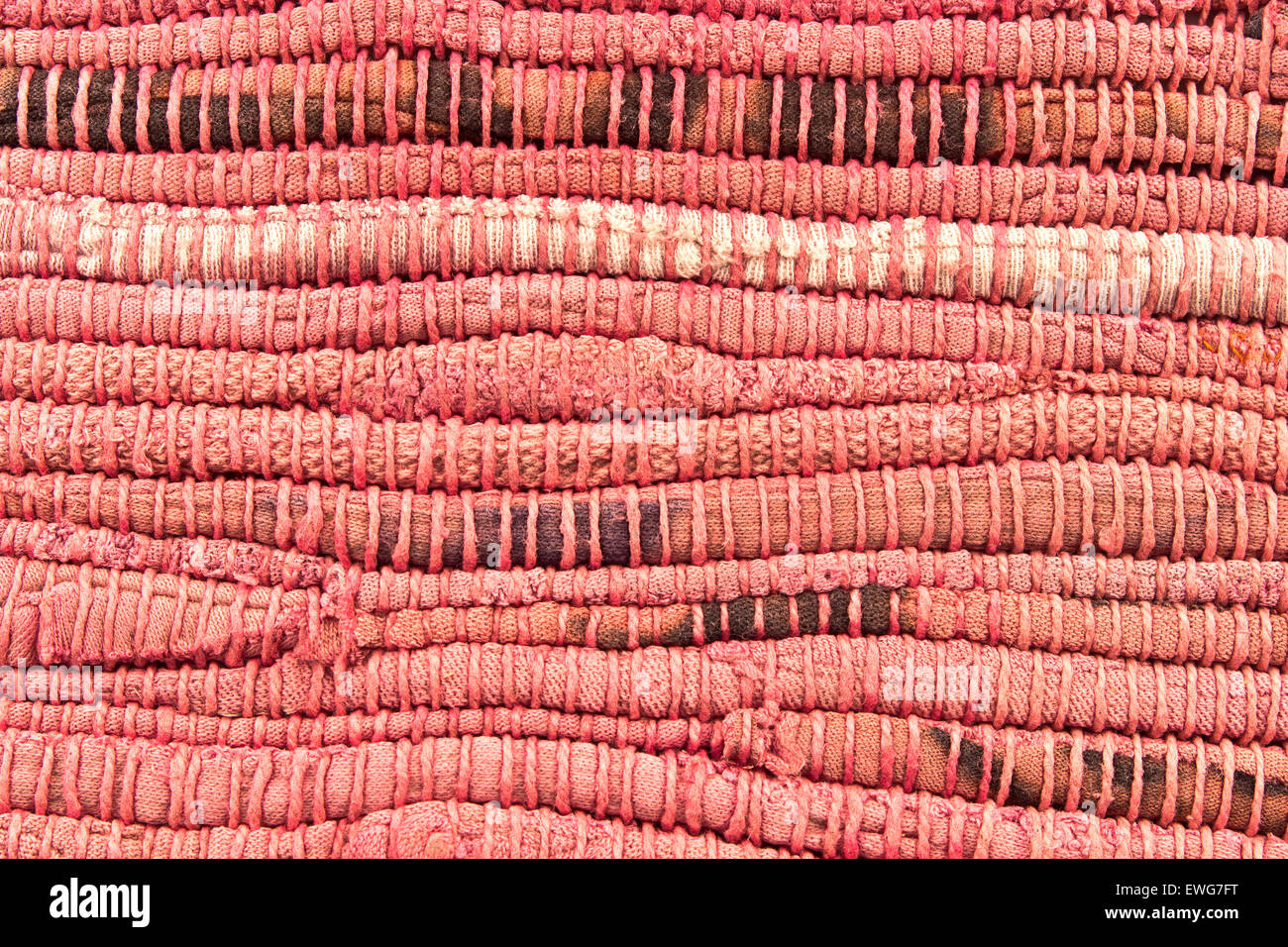 Thick Rope Close Texture Weaving Unusual Background Vignette Stock