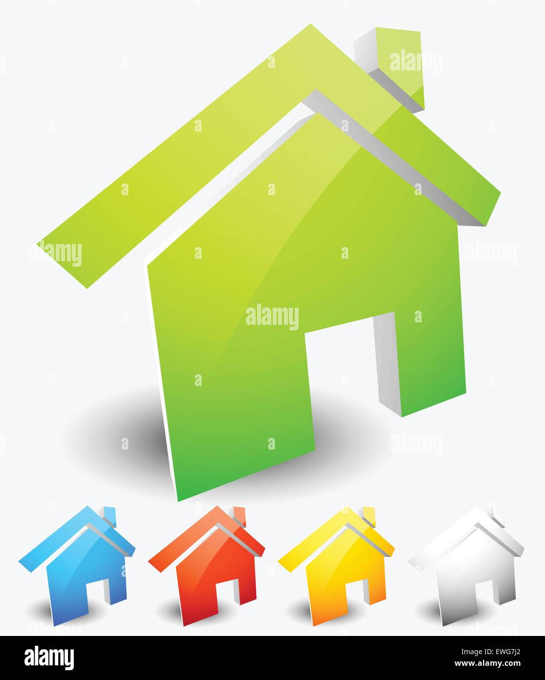 House icons. Home, house, residential building, homepage icons. Vector ...