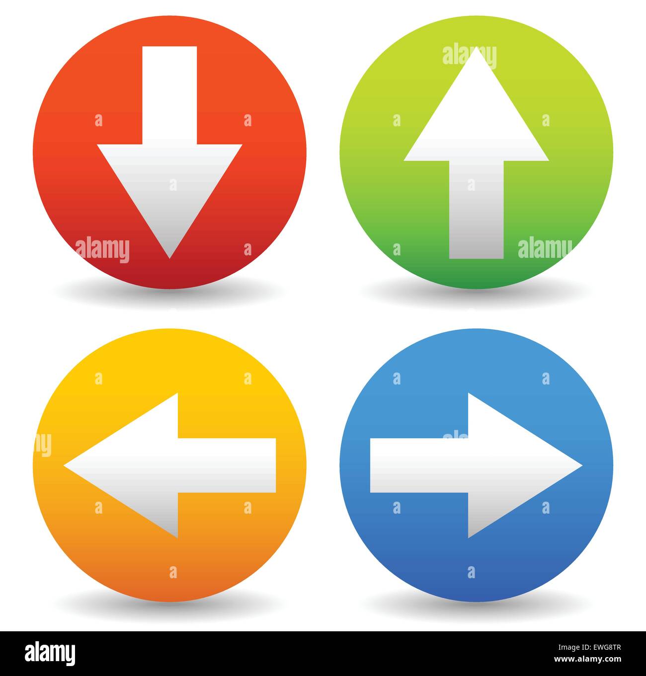 Back and forth arrow Stock Vector Images Alamy