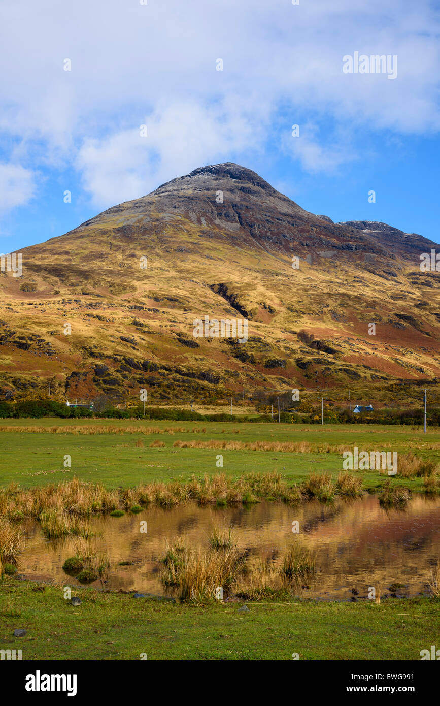 Hills around Lochbuie, Isle of Mull, Hebrides, Argyll and Bute, Scotland Stock Photo