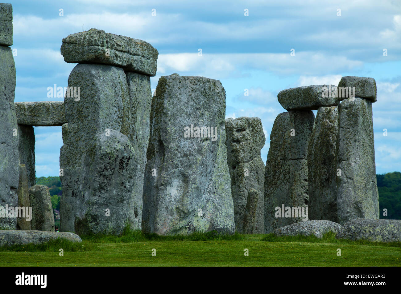 Stonehenge, Salisbury Plain, Wiltshire, England Stock Photo