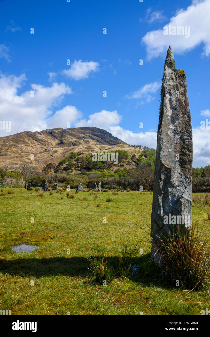 Prehistoric Stone Circle, Lochbuie, Isle of Mull, Hebrides, Argyll and
