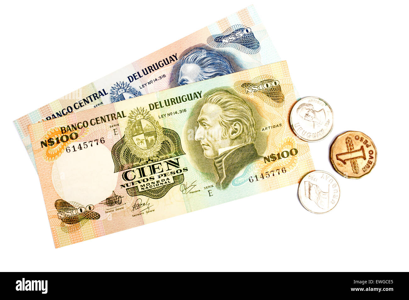 Uruguay currency hi-res stock photography and images - Alamy