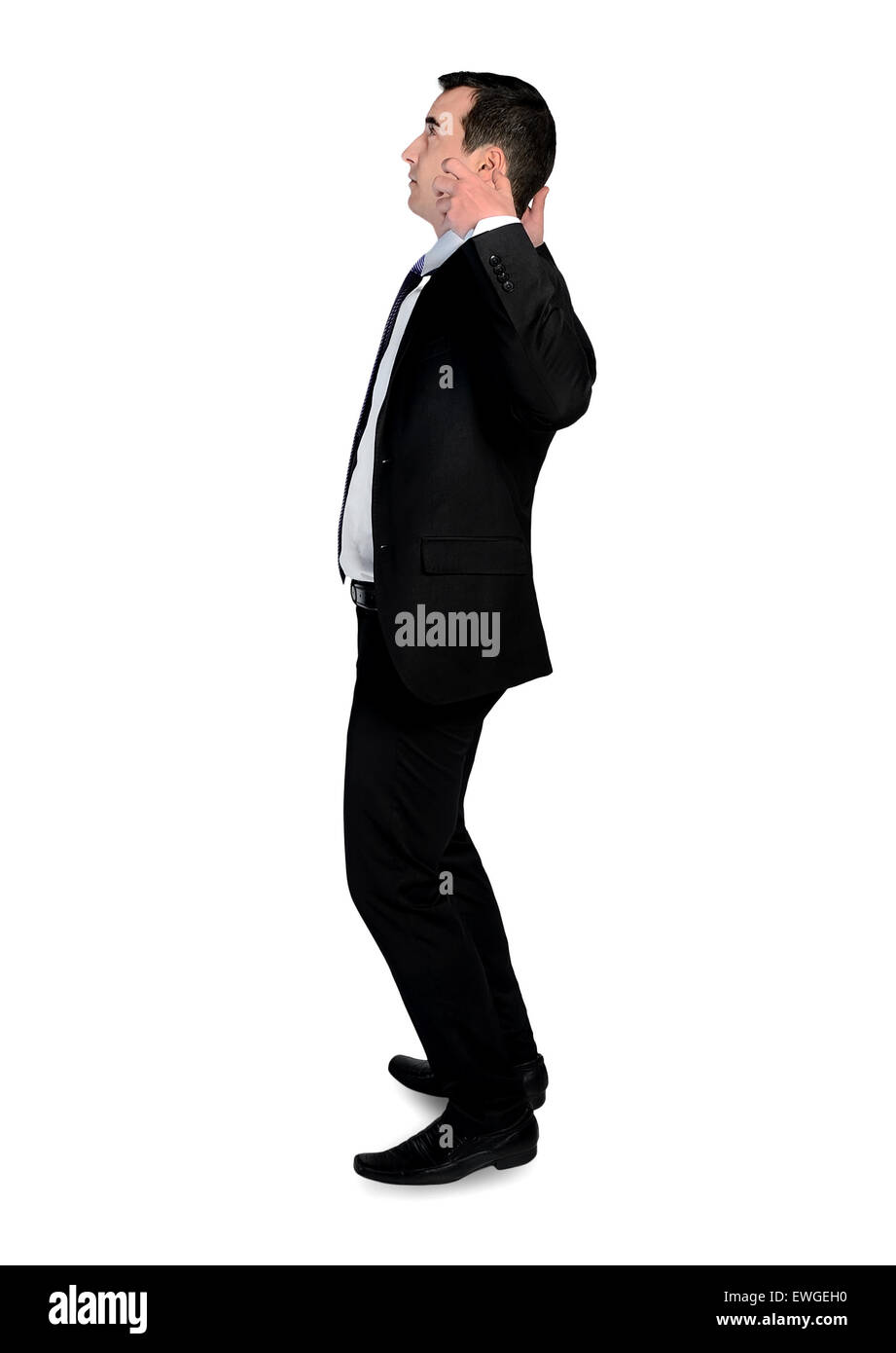 Business people hold weight Cut Out Stock Images & Pictures - Alamy