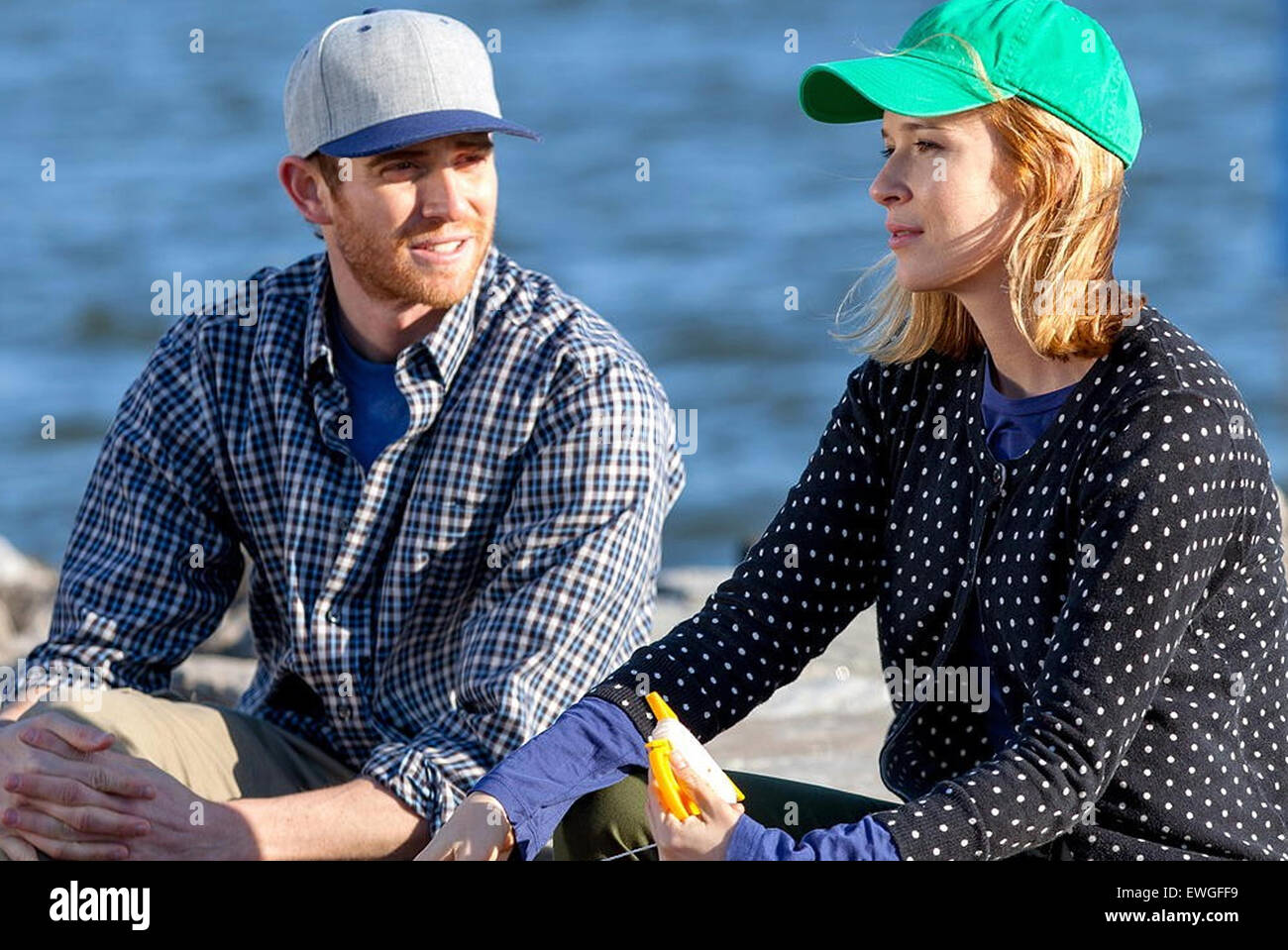 A YEAR AND CHANGE  2015 Pebble  Hill film with Claire van der Boom and Bryan Greenberg Stock Photo