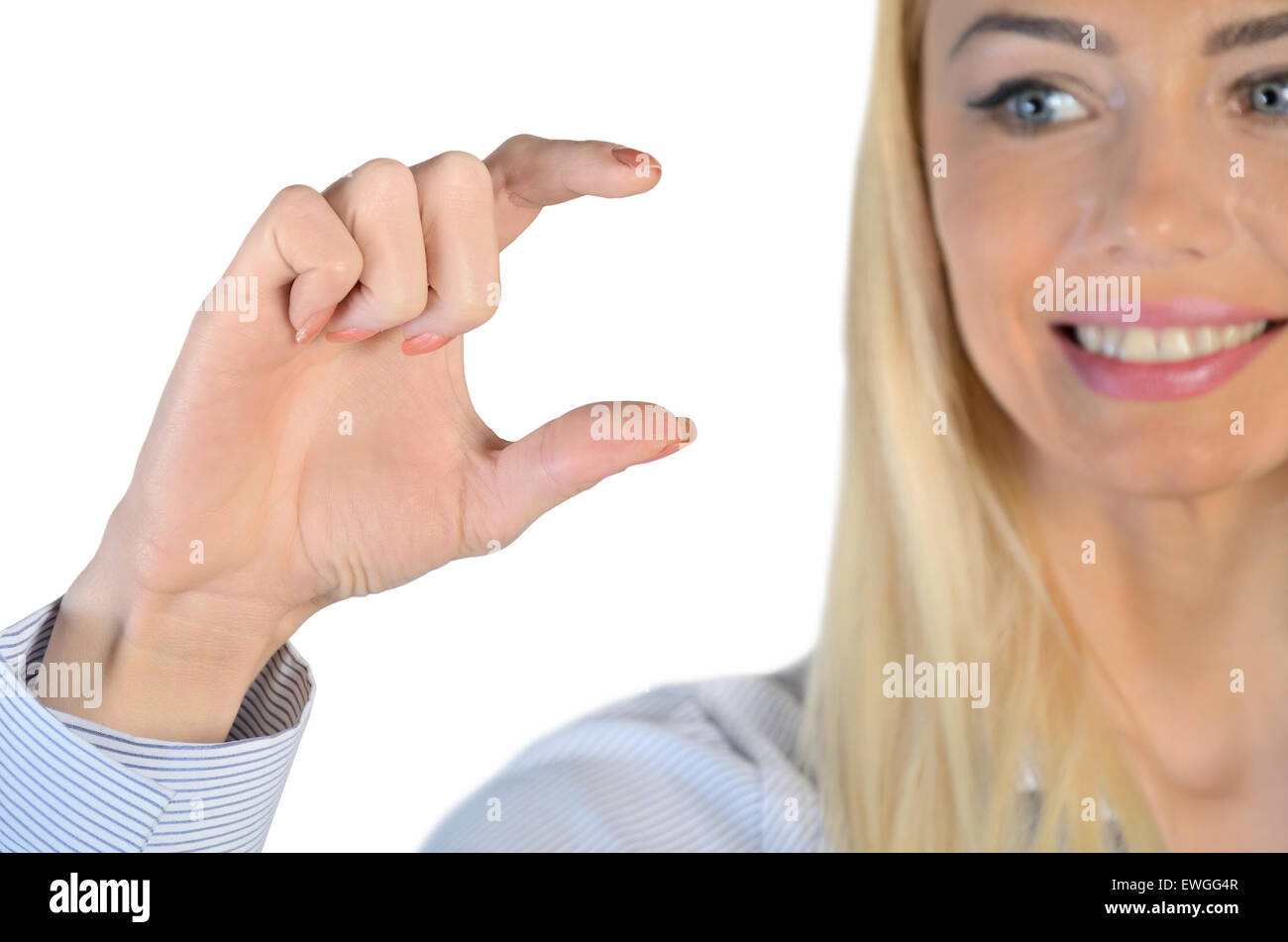 Fingers holding something invisible hi-res stock photography and images ...