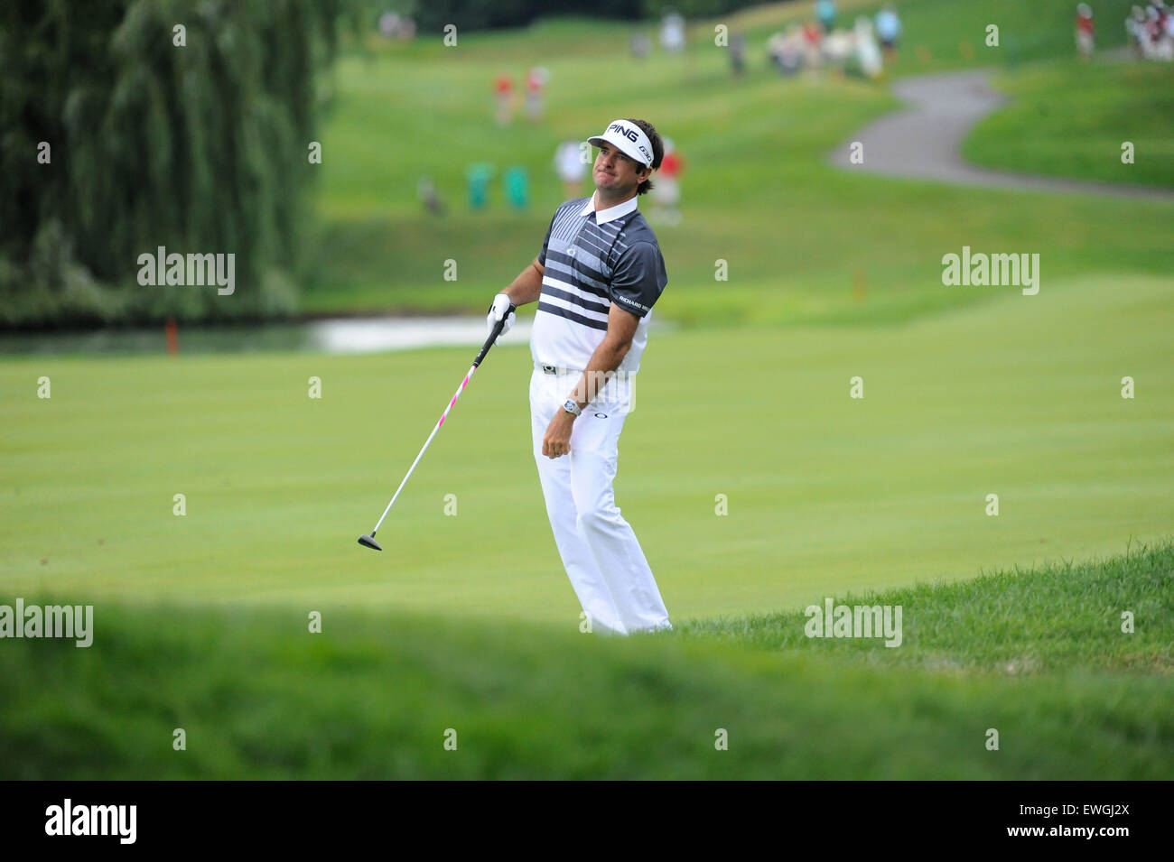 in action during the Travelers Golf Championship at TPC River Highlands, Cromwell, Connecticut. Gregory Vasil/Cal Sport Media Stock Photo