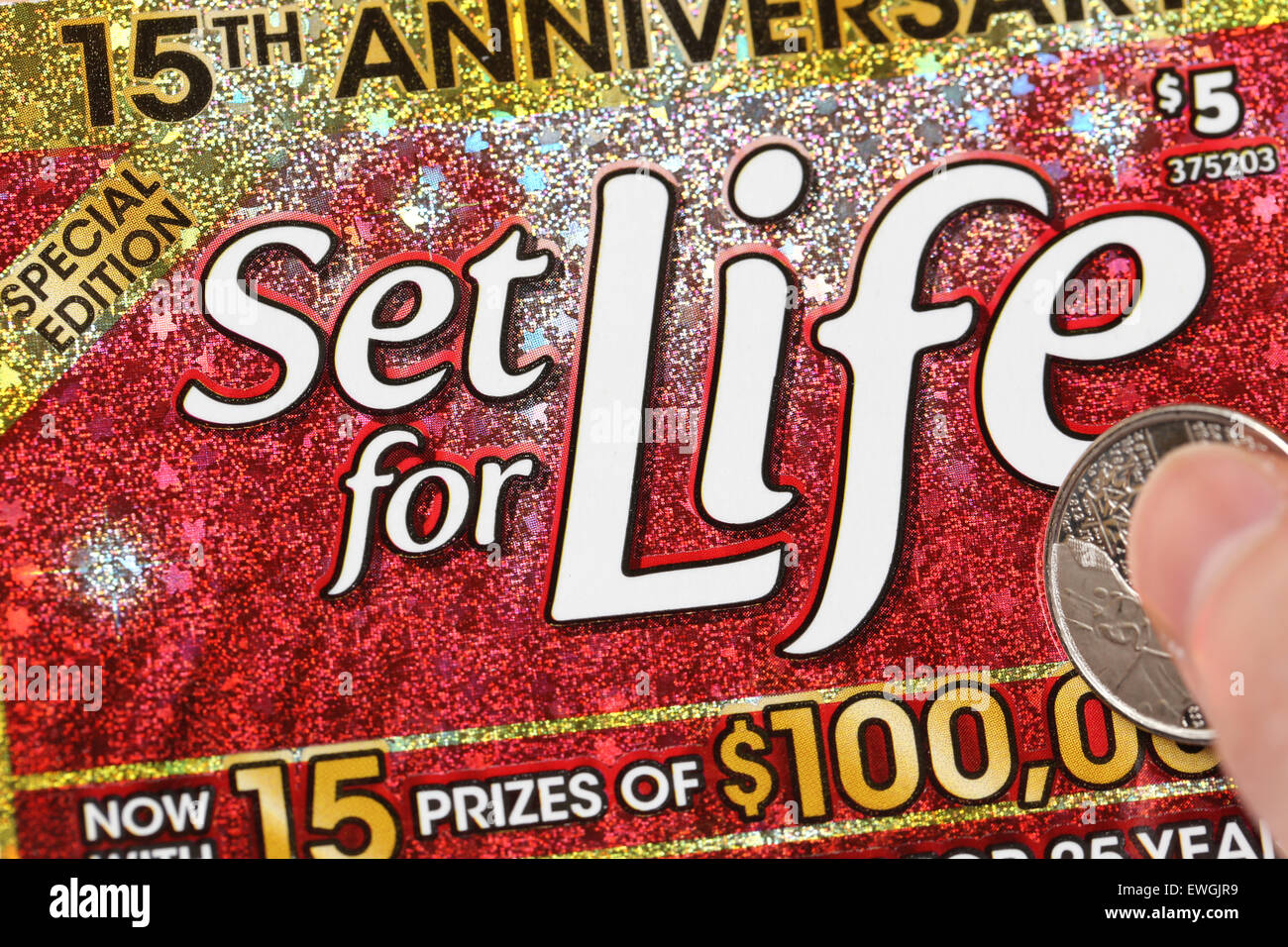 Set For Life Lottery Hi res Stock Photography And Images Alamy
